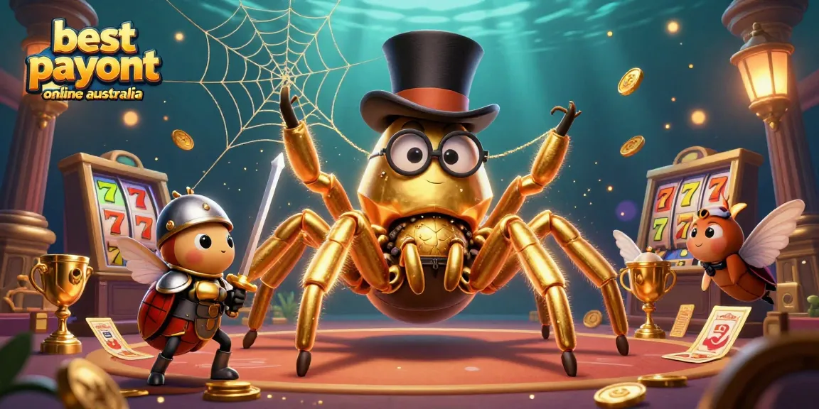 Experience thrilling gameplay at the best payout casino online Australia, featuring iconic symbols and vibrant characters.