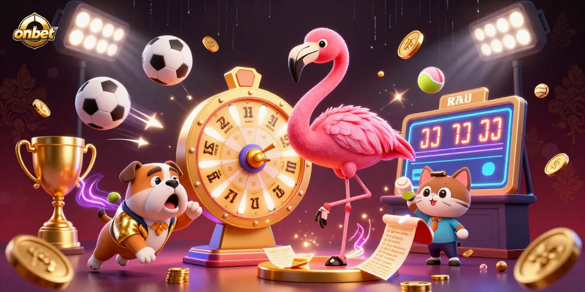 Experience exciting wins at onbet's vibrant casino with a game show flare and dynamic sports elements.
